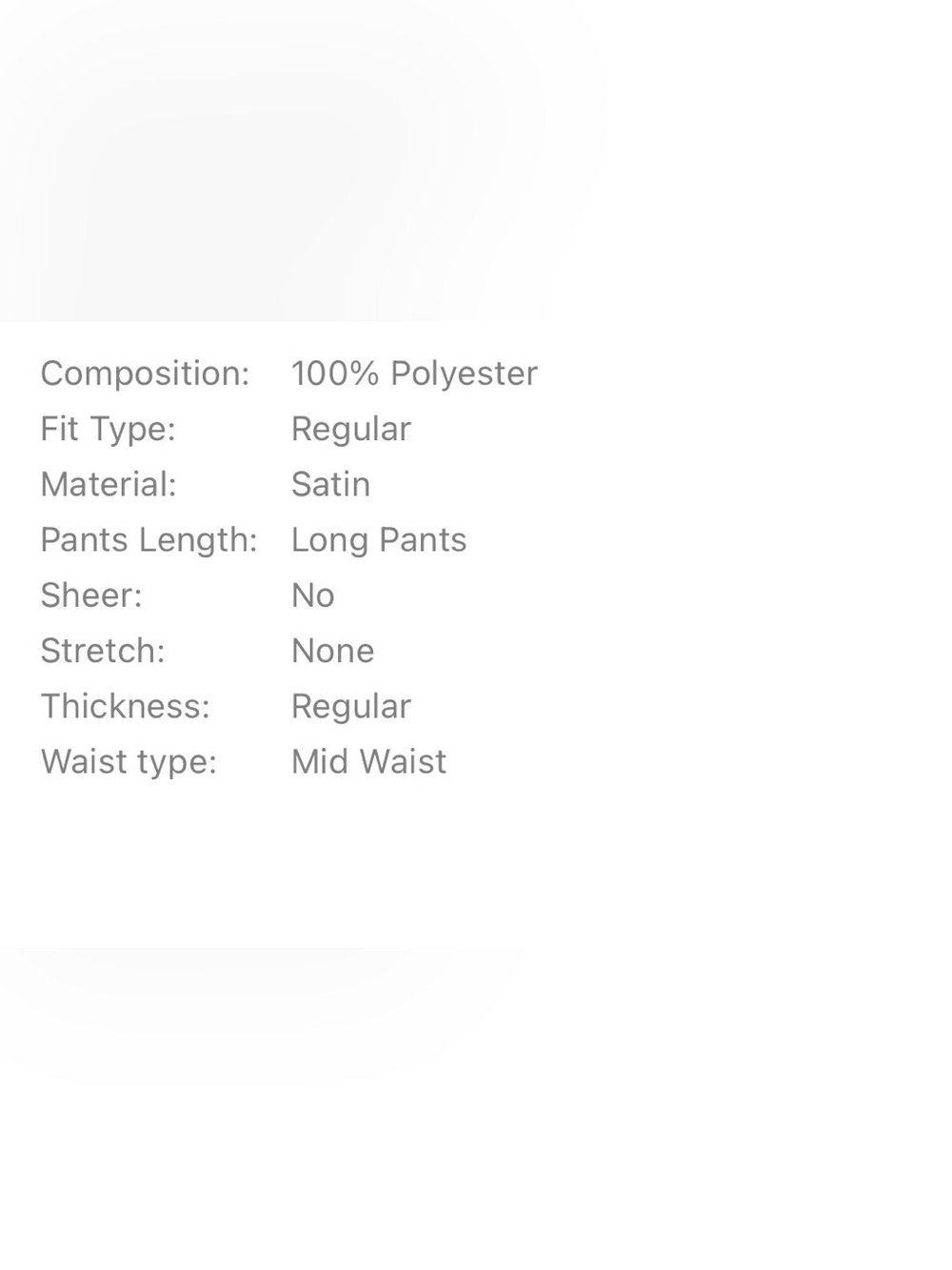 Commense Paperbag Waist Wide Leg Pants(XS) & Satin Draped High Neck Top (S) - Picture 6 of 10
